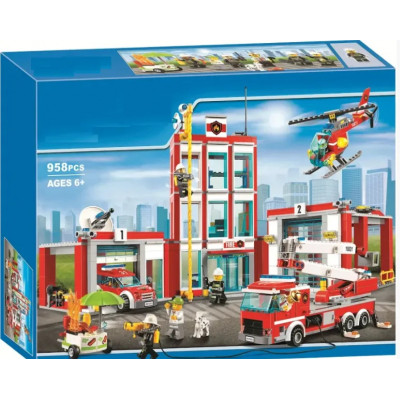 Конструктор "Cities" (10831) Пожежна частина, 958 деталей