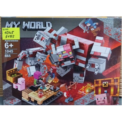 Конструктор Майнкрафт (арт.1045) Битва за червоний пил 542 дит.