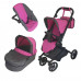 Коляска для ляльок CARRELLO 9636 ROSE RED