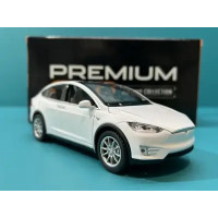 Металева модель Tesla Model X AP-1722 Біла