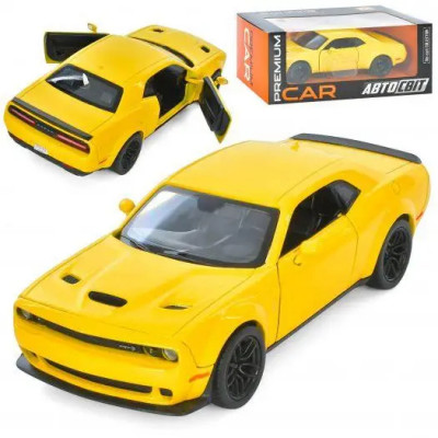 Металева машинка Dodge Challenger SRT 1:24