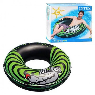 Надувной круг Intex 68209 River Rat , диаметром 122 см