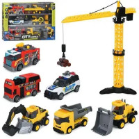 Набор строительной техники и транспорта HH3018