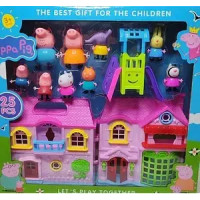 Ігровий набір Будиночок Свинки Пеппи з гіркою 1836D