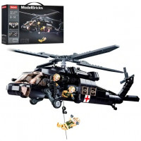 Конструктор вертолет Полиции M38-B1012  (692 детали)