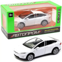 Металева модель Tesla Model X, 6603, 1:32 Біла