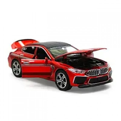 Металева машинка BMW M8 1:32 7576 Red