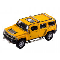 Металева машинка Hummer H3 68321, 1:32 Жовтий