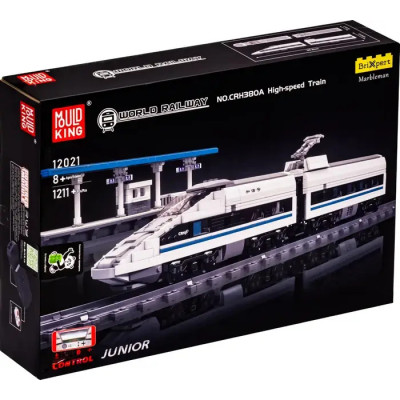 Конструктор поезд на управлении 12021 (1211 деталей)