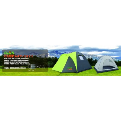 Палатка туристическая 3-х местная Green camp 1011