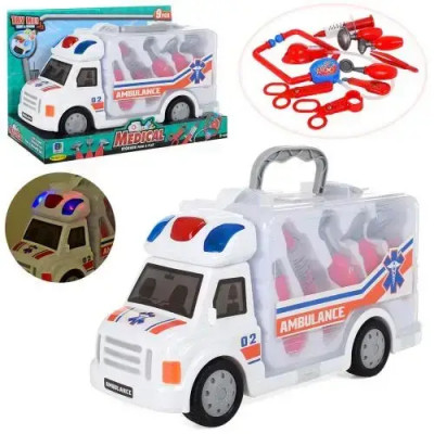 Машинка Швидка допомога з набором лікаря 661-172