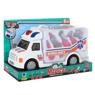 Машинка Швидка допомога з набором лікаря 661-172