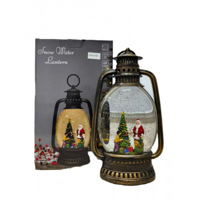 Новогодний музыкальный ночник в виде фонаря