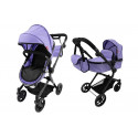 Коляска для куклы 2в1 CARRELLO ALFA 9707 PURPLE