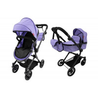 Коляска для ляльки 2в1 CARRELLO ALFA 9707 PURPLE