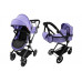 Коляска для ляльки 2в1 CARRELLO ALFA 9707 PURPLE