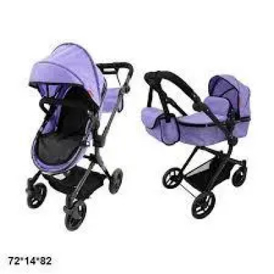 Коляска для ляльки 2в1 CARRELLO ALFA 9707 PURPLE