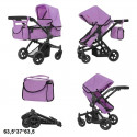 Коляска для ляльок CARRELLO 9651 PURPLE