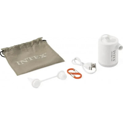 Электрический насос Intex 66647 QuickFill Tiny 200R USB Air Pump