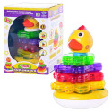 Дитяча розвивальна пірамідка Каченя М7040