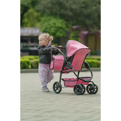 Коляска для ляльок 9662 Pink