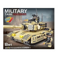 Конструктор Армія - Військовий танк Абрамс M1A1 (арт. 22031)