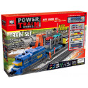 Дитяча залізниця з автонавантажувачем Power Train (BSQ 2084)