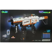 Конструктор Gudi 70003 "Автомат MP5 48см, мішень, 5 патронів" 540 деталей