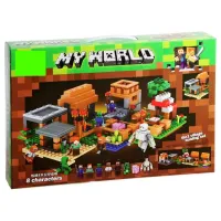 Конструктор My world - Minecraft - Большая Деревня с жителями 6в1 (арт. B-103)